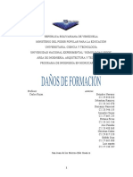 Daños de Formacion. Caracterización Dinámica