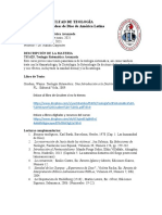 Teología Sistemática Avanzada, Plan de C., Virtul Bolivia 2021