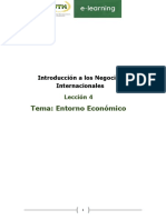 Entorno Económico: INB, PIB, Inflación y Desarrollo Humano