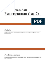 X Algoritma Dan Pemrograman Ke-2