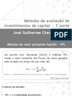 Métodos de avaliação de investimentos de capital - VPL, TIR, Payback e fluxos de caixa