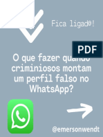 Perfil Falso No WhatsApp