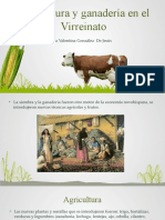 Agricultura y Ganadería en El Virreinato