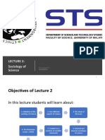 Lecture 2 Sociology of Science