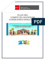 Plan de Comite de Gestión de Condiciones Operativas (Revisado)