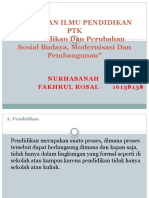 Pendidikan, Perubahan Sosial Dan Budaya, Modernisasi Dan Pembangunan Presentasi