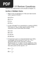 Chapter Questions Waves