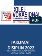 Taklimat Disiplin November 2022