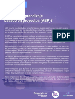 ¿Qué Es El Aprendizaje Basado en Proyectos (ABP) ?