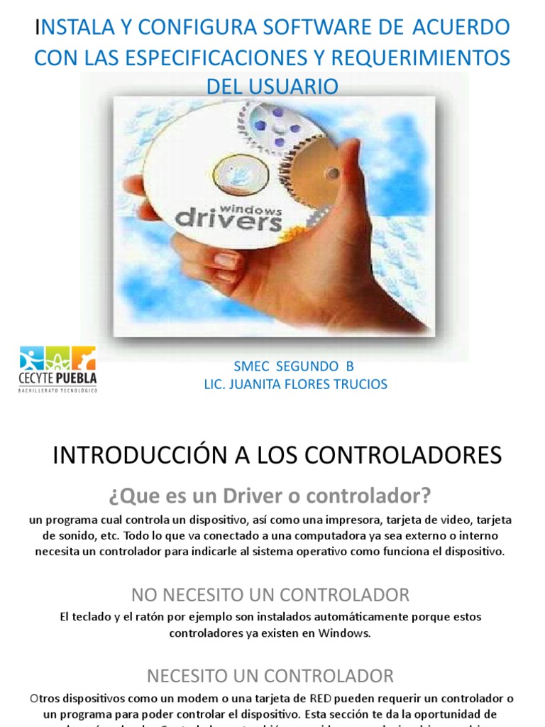 Instalación y Configuración de Drivers | PDF | Archivo de computadora ...
