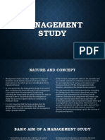 Management Study