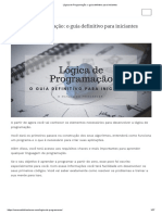 SITE Lógica de Programação - o Guia Definitivo para Iniciantes