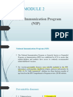 Module 2 National Immunization Program (Npi) - Mihp