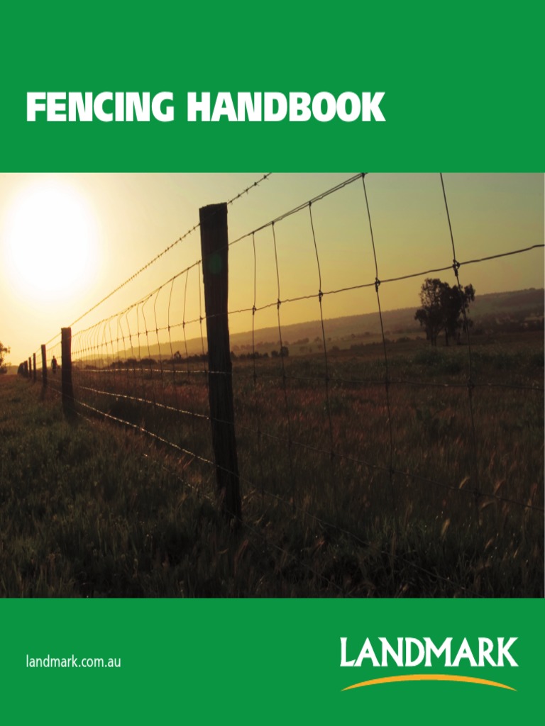 Fencing Handbook PDF Manufactured Goods Equipment