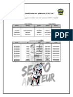 CALENDARIO INICIO TEMPORADA LIGA MEXICANA DE FUT SAL Calendario