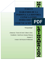 Historia clínica como herramienta de comunicación