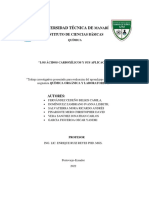 Ensayo Ácidos Carboxilicos y Sus Aplicaciones - Organica Ii