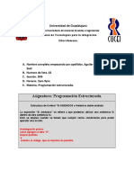 PROGRAMACION ESTRUCTURADA Si Anidados Ejercicios Propuestos Sesion 3