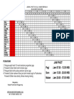 Jadwal Piket On Call Kamar Bersalin