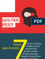 Gaya Pikir Kreatif Dinusac C Berpikir Lateral Berpikir Divergen Tipe