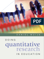 Doing Quantitative Research in Education