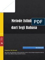 9 Metode Istinbath Dari Segi Bahasa - Am Dan Khas (E-Learning)