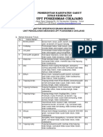 Daftar Spesifikasi Bahan Makanan