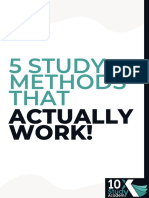5 Study Methods That Actually Work