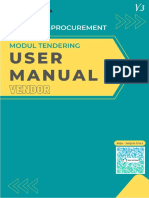 User Manual Vendor Tendering v3