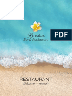 Restaurant Menu 2021