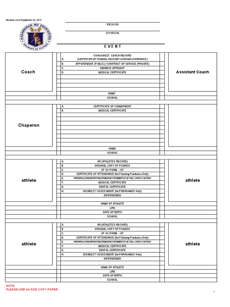 School Sports Documentation Guide | PDF