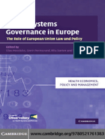 (Health Economics, Policy and Management) Elias Mossialos, Govin Permanand, Rita Baeten - Health Systems Governance in Europe_ The Role of European Union Law and Policy-Cambridge University Press (201
