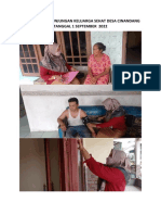 Dokumentasi Kunjungan Keluarga Sehat Desa Cinandang Tanggal 1 September 2022 Istiyah