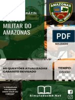 Simulado Gratis Concurso PMAM 2021 Soldado