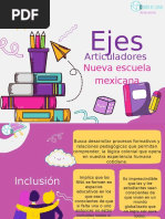 Ejes Articuladores de la NEM | PDF | Inclusión (Educación) | Pensamiento