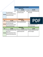 Calendario de Mantenimiento de Equipo de Fumigacion