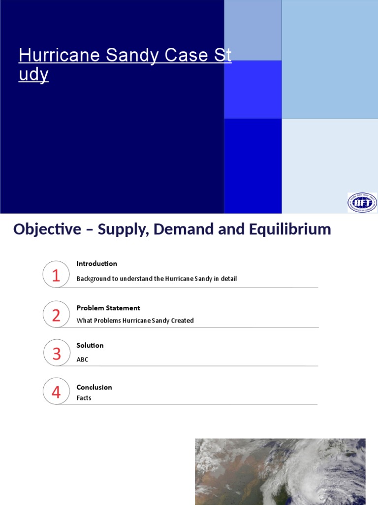 Demand Sulpply Case Study | PDF | Hurricane Sandy | Tropical Cyclones