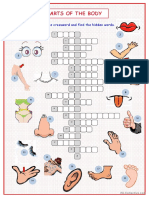 Parts of The Body Crossword