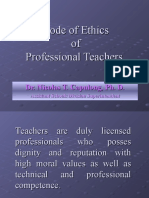 Code of Ethics For Teachers