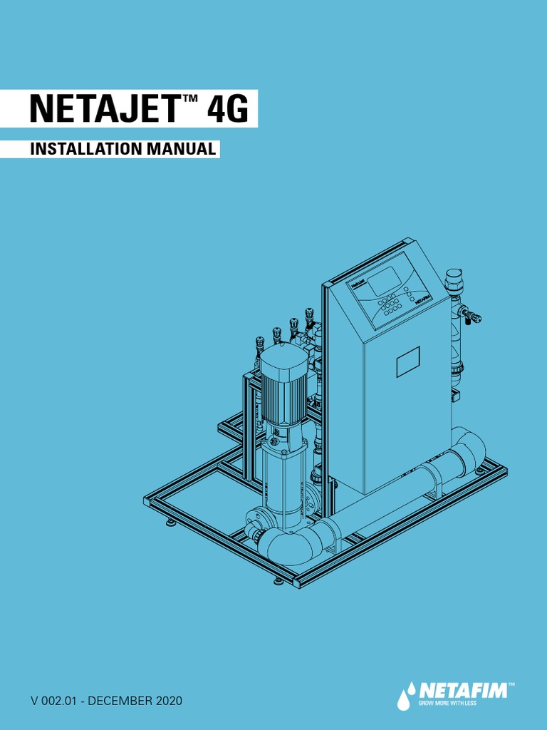 Netajet Inst. Manual | PDF | Pump | Valve