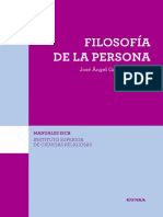 Filosofía de la persona 