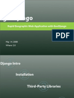 Rapid Geographic Web Application Development With GeoDjango (Where 2.0 Tutorial - May 13, 2008)