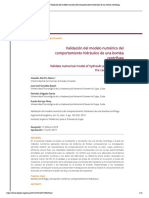 Centrifugal Pump Model Validation