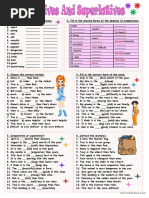 Comparatives and Superlatives