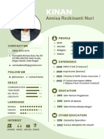 CV Annisa Rezkinanti Nuri