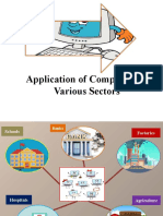 Application of Computers in Various Sectors