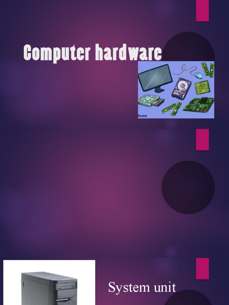 Computer Hardware PDF