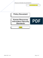 Human Resources Information Security Policy