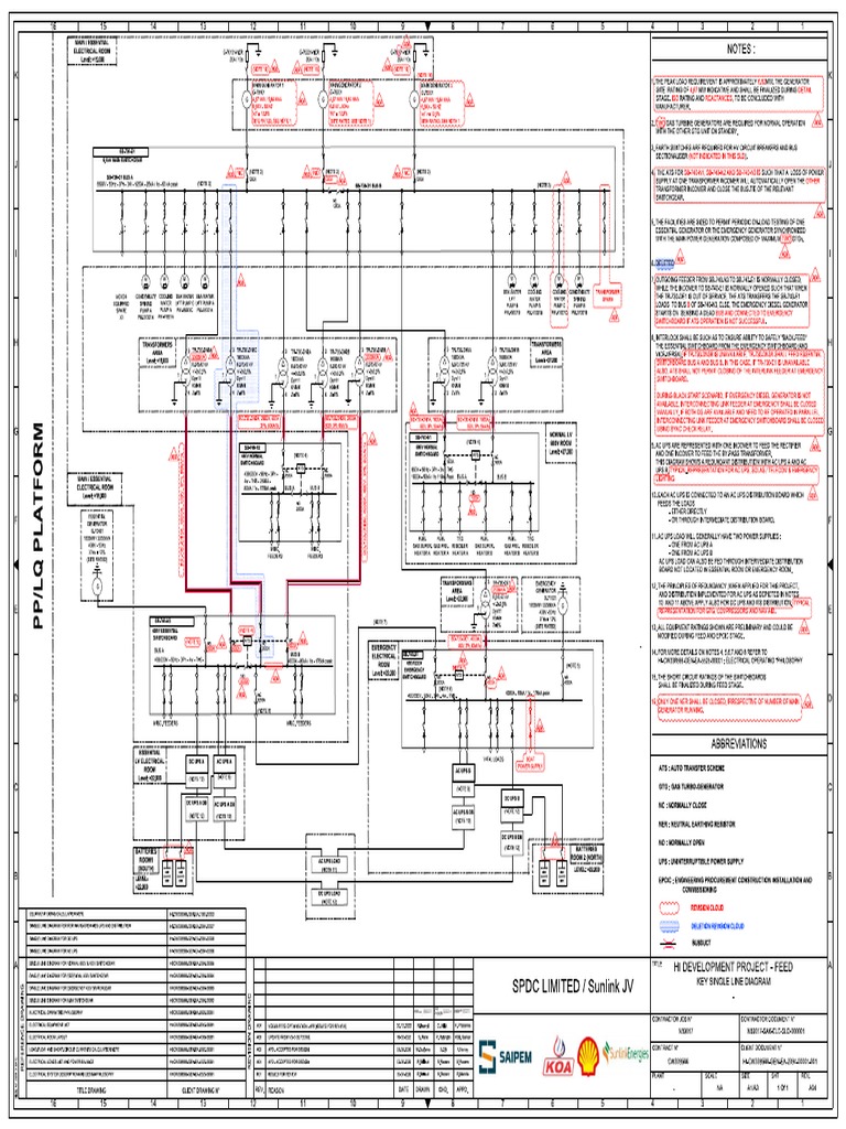 Key Single Line Diagram | PDF