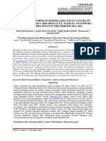 Analisis Perbandingan Kinerja Keuangan Antara Pt. Bank Central Asia TBK Dengan Pt. Wahana Ottomitra Multiartha Finance TBK Periode 2011-2021